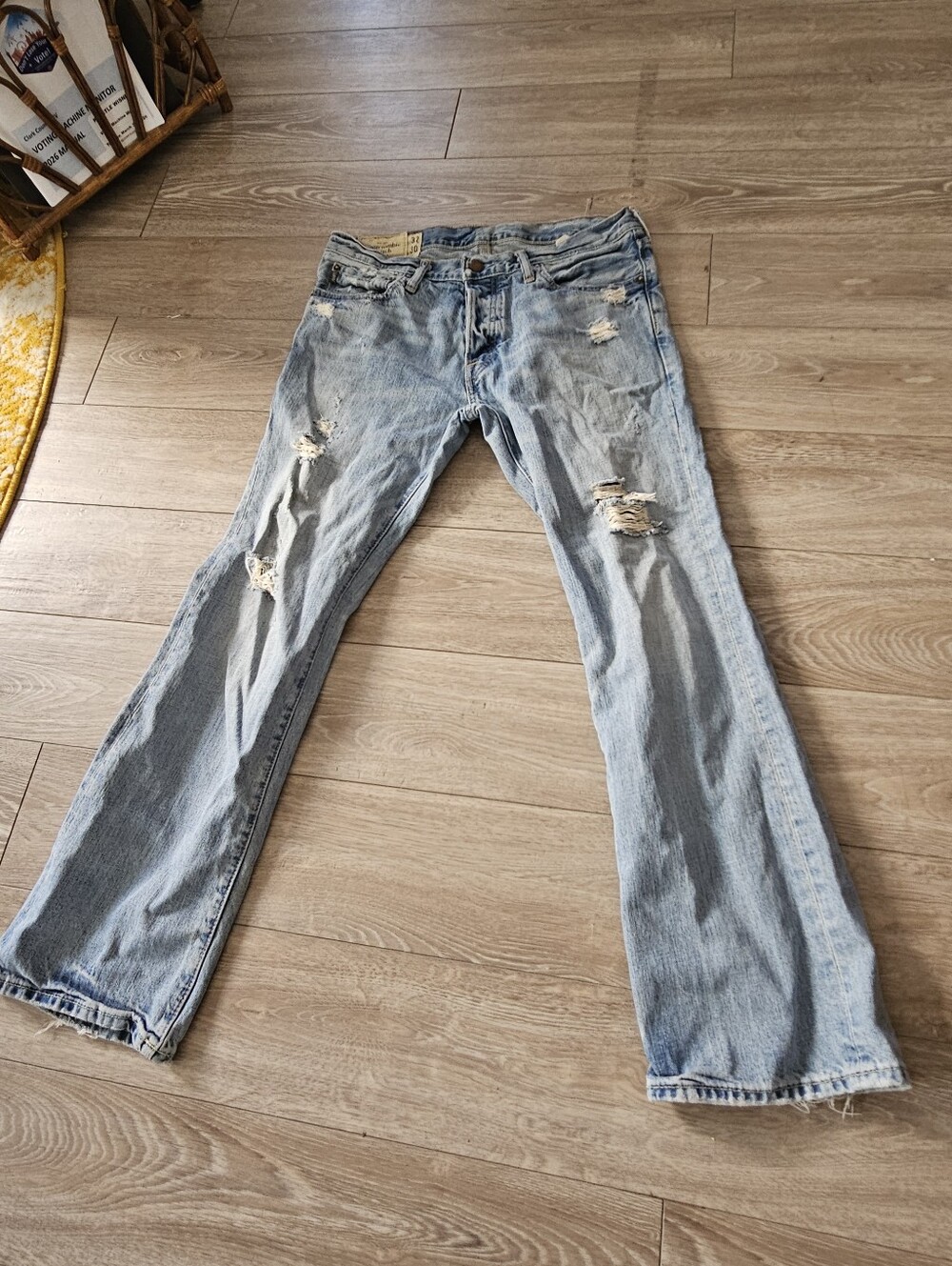 Abercrombie & Fitch Y2K Era Baxter Low Rise Jeans